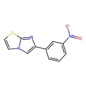 6-(3-Nitrophenyl)imidazo[2,1-b][1,3]thiazole structure