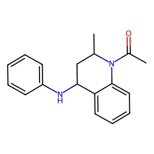 1-(4-anilino-2-methyl-3,4-dihydro-2H-quinolin-1-yl)ethanone structure