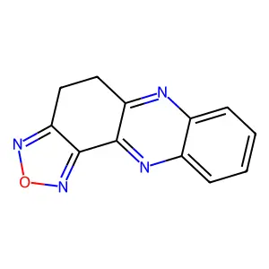 4,5-Dihydro[1,2,5]oxadiazolo[3,4-a]phenazine structure