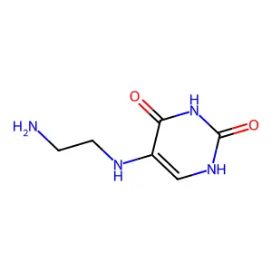 5-((2-Aminoethyl)amino)pyrimidine-2,4(1H,3H)-dione structure