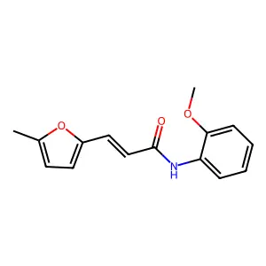 (2E)-N-(2-methoxyphenyl)-3-(5-methylfuran-2-yl)prop-2-enamide structure