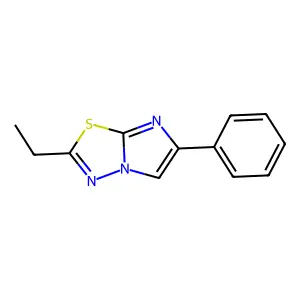 2-Ethyl-6-phenylimidazo[2,1-b][1,3,4]thiadiazole structure