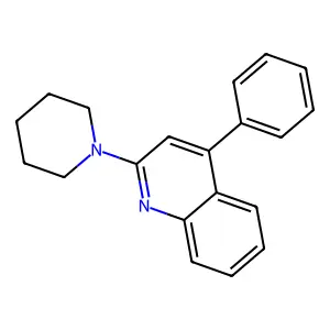 4-Phenyl-2-piperidin-1-ylquinoline structure