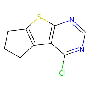 12-Chloro-7-thia-9,11-diazatricyclo(6.4.0.0,2,6)dodeca-1(12),2(6),8,10-tetraene structure