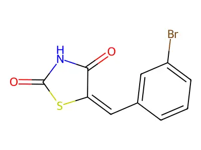 5-(3-Bromo-benzylidene)-thiazolidine-2,4-dione structure