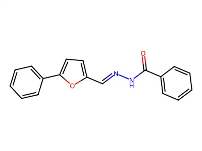 N-[(E)-(5-phenylfuran-2-yl)methylideneamino]benzamide structure