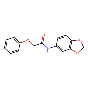N-(1,3-Benzodioxol-5-yl)-2-phenoxyacetamide structure