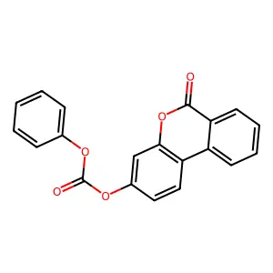 Carbonic acid 6-oxo-6H-benzo[c]chromen-3-yl ester phenyl ester structure