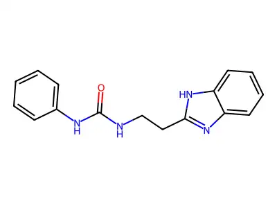 1-[2-(1H-benzimidazol-2-yl)ethyl]-3-phenylurea structure