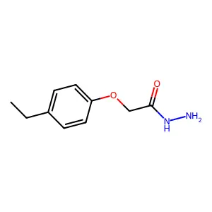 2-(4-乙基苯氧基)乙酰肼 structure