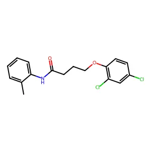 4-(2,4-dichlorophenoxy)-N-(2-methylphenyl)butanamide structure