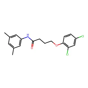 4-(2,4-dichlorophenoxy)-N-(3,5-dimethylphenyl)butanamide structure
