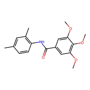 N-(2,4-Dimethylphenyl)-3,4,5-trimethoxybenzamide structure