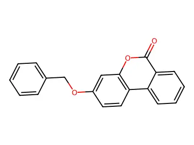 3-(benzyloxy)-6H-benzo[c]chromen-6-one structure