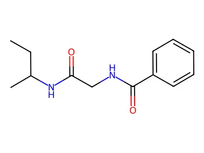 N-[2-(butan-2-ylamino)-2-oxoethyl]benzamide structure