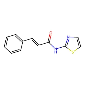 3-苯基-N-(1,3-噻唑-2-基)丙-2-烯酰胺 structure
