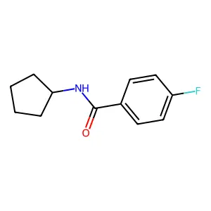 N-环戊基-4-氟苯甲酰胺 structure