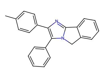 2-(4-methylphenyl)-3-phenyl-5H-imidazo[2,1-a]isoindole structure