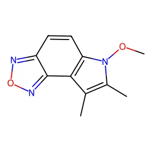 6-Methoxy-7,8-dimethylpyrrolo[2,3-g][2,1,3]benzoxadiazole structure