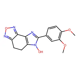 7-(3,4-Dimethoxyphenyl)-6-hydroxy-4,5-dihydroimidazo[4,5-e][2,1,3]benzoxadiazole structure