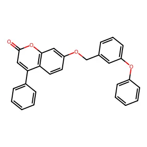 7-[(3-Phenoxyphenyl)methoxy]-4-phenylchromen-2-one structure
