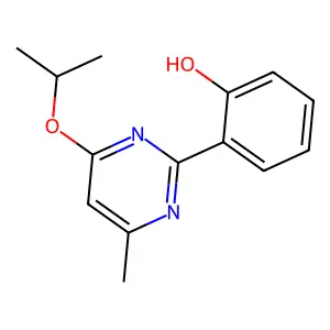 2-(4-Isopropoxy-6-methyl-2-pyrimidinyl)phenol structure