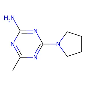 Triazine, 2-amino-4-methyl-6-pyrrolidino- structure