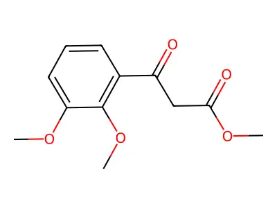 Methyl 3-(2,3-dimethoxyphenyl)-3-oxopropanoate structure