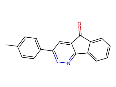 3-(4-methylphenyl)-5H-indeno[1,2-c]pyridazin-5-one structure