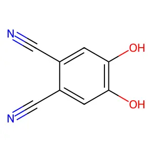 4,5-二羟基邻苯二甲腈 structure