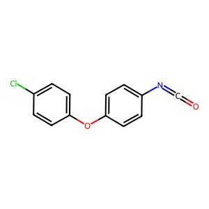Benzene, 1-chloro-4-(isocyanatophenoxy)- structure
