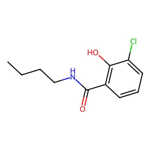 N-丁基-3-氯水杨酰胺 structure