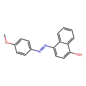 4-[(4-Methoxyphenyl)diazenyl]-1-naphthol structure