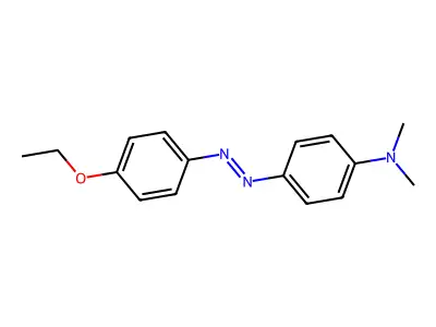 4-(Dimethylamino)-4'-ethoxyazobenzene structure