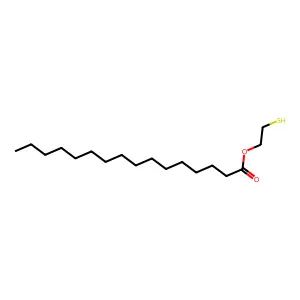 2-Mercaptoethyl palmitate structure