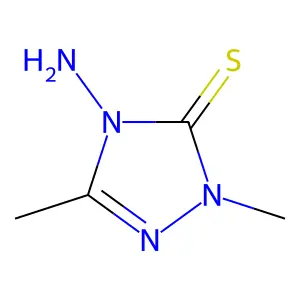 3H-1,2,4-Triazole-3-thione, 4-amino-2,4-dihydro-2,5-dimethyl- structure