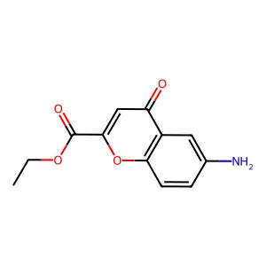 Ethyl 6-amino-4-oxo-4H-chromene-2-carboxylate structure