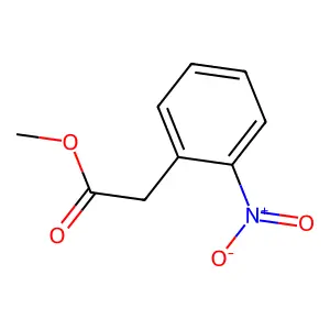 Methyl 2-(2-nitrophenyl)acetate structure