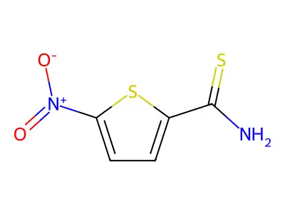 5-Nitrothiophene-2-carbothioamide structure