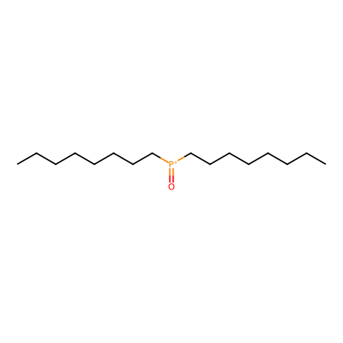 Dioctyl(oxo)phosphanium structure