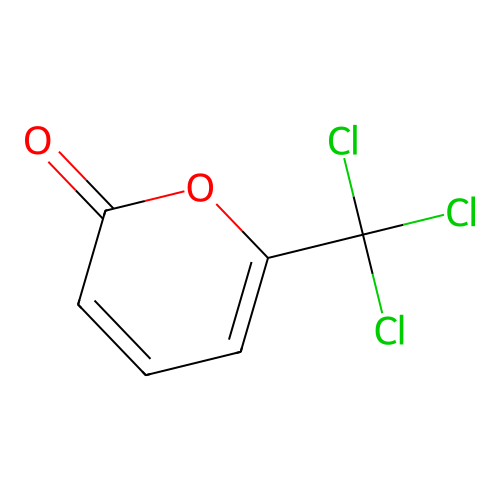 6-(Trichloromethyl)pyran-2-one structure