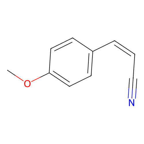 (z)-3-(4-Methoxyphenyl)acrylonitrile structure