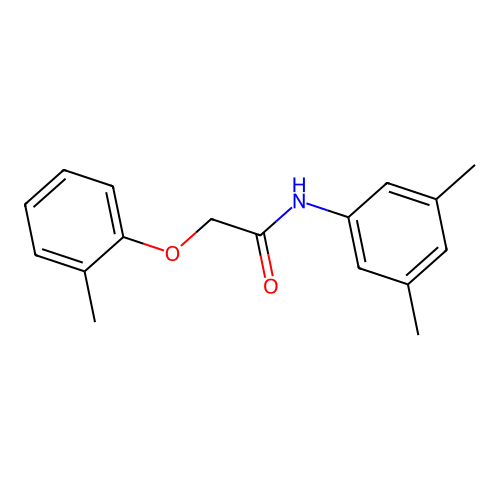 N-(3,5-dimethylphenyl)-2-(2-methylphenoxy)acetamide structure