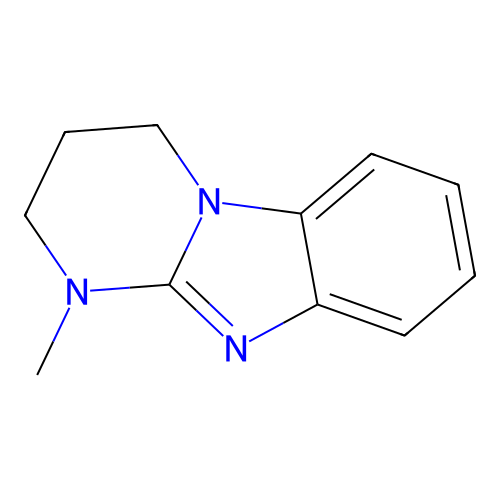1-methyl-3,4-dihydro-2H-pyrimido[1,2-a]benzimidazole structure