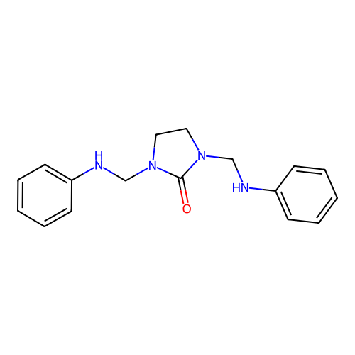 1,3-Bis[(phenylamino)methyl]imidazolidin-2-one structure
