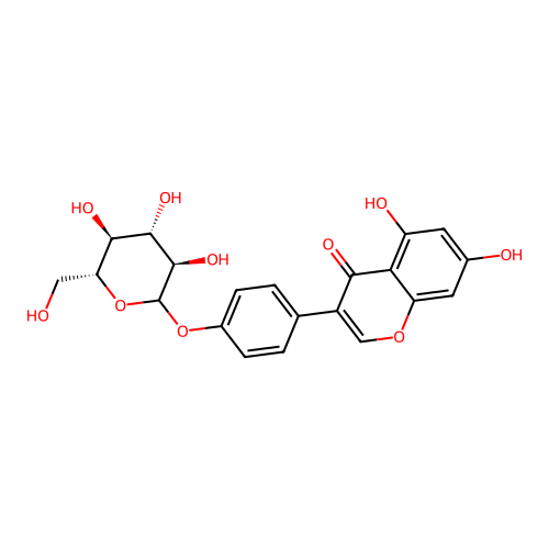 Sophoricoside structure