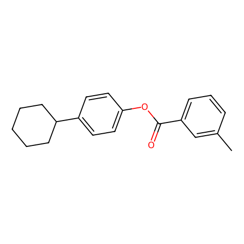 4-Cyclohexylphenyl 3-methylbenzoate structure