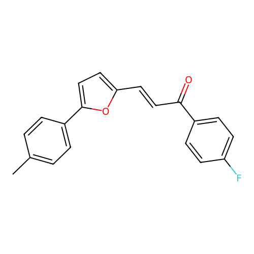 1-(4-Fluorophenyl)-3-[5-(4-methylphenyl)furan-2-yl]prop-2-en-1-one structure