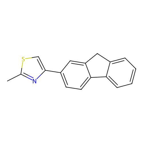 4-(9H-fluoren-2-yl)-2-methyl-1,3-thiazole structure