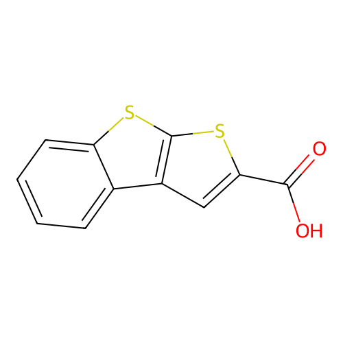 Thieno[2,3-b][1]benzothiole-2-carboxylic acid structure